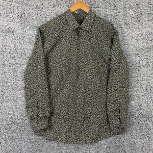 Hugo Boss Shirt Mens 2XL Slim Fit Floral Print Button Up Long Sleeve Adult XXL
